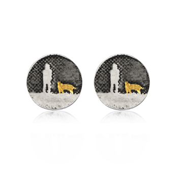 Dog Earrings In Sterling Silver, 5 of 7