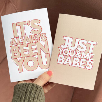 Just You And Me Babes Valentines Card, 4 of 5