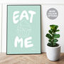 Eat Me Cupcake Print Three Colour Options, thumbnail 1 of 12