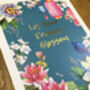 Let Your Dreams Blossom A3 Print, thumbnail 4 of 4