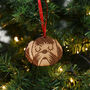 Shih Tzu Dog Wooden Hanging Dog Decoration, thumbnail 3 of 7