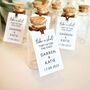 Take A Shot They've Tied The Knot Wedding Favours Personalised Shot Bottle, thumbnail 7 of 9