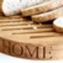 Personalised Oak Circular Bread Board, thumbnail 7 of 9