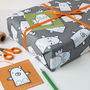 Finger Puppet Colour In Wrapping Paper, thumbnail 1 of 8