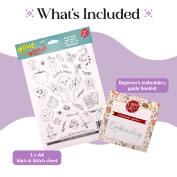 Mystical Stick And Stitch Embroidery, 5 of 5