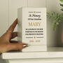 Personalised Memorial Wooden Urn With Engraving, thumbnail 5 of 6