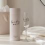 Bridesmaid Champagne Flute With Gift Box, thumbnail 5 of 5