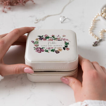 Tulips And Spring Flowers Floral Jewellery Box, 5 of 10