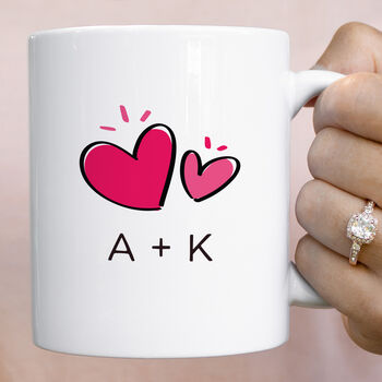 Personalised Valentine’s Day Mug With Initials, 7 of 8