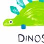 Personalised Kids Room Dinosaur Children's Print, thumbnail 5 of 7