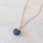 The Orb Blue Opal October Birthstone Necklace, thumbnail 4 of 8