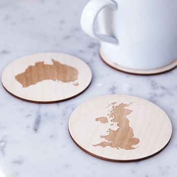 Personalised Map Drinks Coaster, 4 of 6