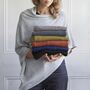 Fair Trade Luxury Soft Fine Knit Merino Cowl Poncho, thumbnail 1 of 12