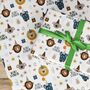 Baby Shower Boys Gift Wrapping Paper Roll Or Folded, thumbnail 3 of 3
