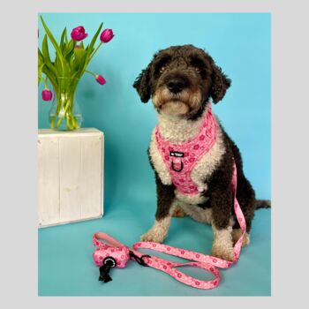 Pink Floral Dog Poo Bag Holder, 5 of 5