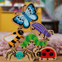 Set Of Six Wooden Toy Stackable Insects, thumbnail 2 of 4