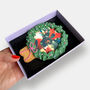 Edible Photo Wreath Letterbox Cookie, thumbnail 3 of 10