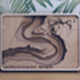 Your Location Multi Layer Topographic Wood Map, thumbnail 2 of 7