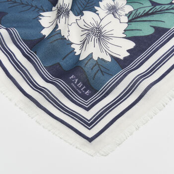 Solara Tales Teal Scarf, 5 of 5