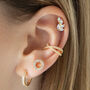 Angel Wing Helix Cartilage Barbell Earring, thumbnail 1 of 5