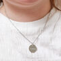 Children's Personalised Name Necklace Gold Or Silver Surgical Stainless Steel Waterproof Jewellery, thumbnail 1 of 3