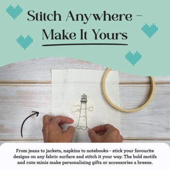 Flower Posies Stick And Stitch Embroidery, 3 of 5