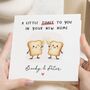 Funny Toast New Home Card For Couple, thumbnail 1 of 7