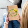 Personalised Sunflower Wedding Day Guest Book, thumbnail 5 of 6