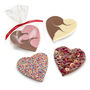 Mixed Four Pack Of Belgian Chocolate Hearts, thumbnail 1 of 6