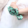 Pink And Green Leopard Print Baby Bootie Slipper, thumbnail 6 of 7