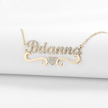 Iced Out Name Necklace, 2 of 6