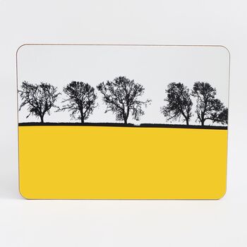 Rural Landscape Table Mat And Coaster Set Of Eight, 8 of 11