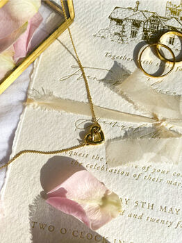 Bridesmaid Thank You Necklace Gold, 4 of 8