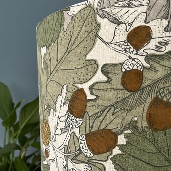 Mercia Apple And Spice Woodland Drum Lampshades, 2 of 9