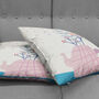 Abstract Teapot Cushion Cover Pink And Blue Colours, thumbnail 4 of 7