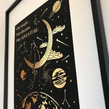 Our Adventure Gold Foil Wall Art, 3 of 5
