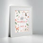 Personalised On The Day You Were Born Woodland Framed Print, thumbnail 9 of 10