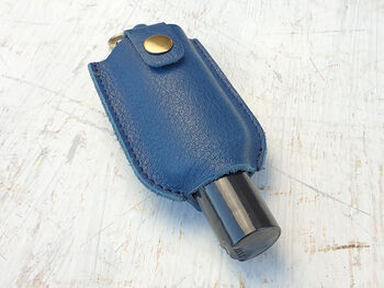 Personalised Leather Hand Sanitiser Keyring With Bottle, 4 of 12