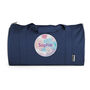 Personalised Painterly Design Kids Duffle Bag, thumbnail 6 of 8