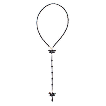 Black Deco Crystal Necklace, 2 of 4