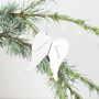 Personalised Chrome Guardian Angel Wings Decoration, thumbnail 3 of 5