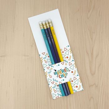 Derbyshire Dialect Engraved Pencil Set, 2 of 5
