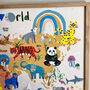 World Map Giclee Print Of Creatures Great And Small, thumbnail 3 of 12
