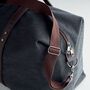 Luxury Washed Canvas Weekend Bag, thumbnail 5 of 5