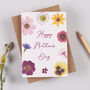 Personalised Pressed Flower Mother's Day Card, thumbnail 2 of 2