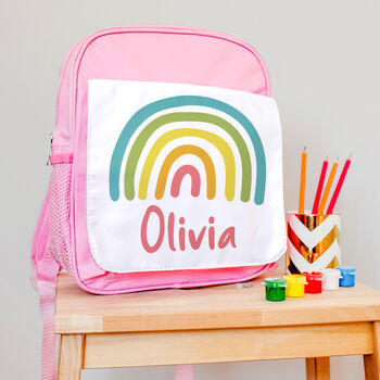Children's Personalised Rainbow Backpack, 3 of 3