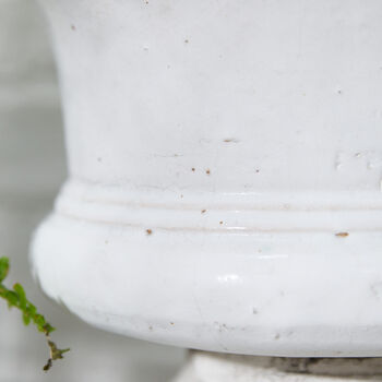 Aged Footed Jardinière Planter, 5 of 5