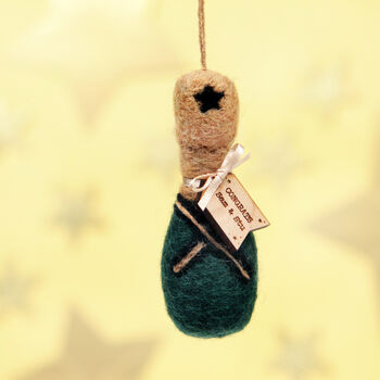 Personalised Felt Champagne Bottle Decoration, 5 of 6