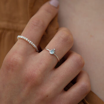 Adjustable Freshwater Pearl Ring, 2 of 8