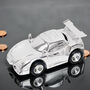 Personalised Silver Plated Racing Car Money Box, thumbnail 1 of 3